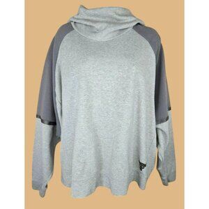 Under Armour Women's Project Rock Allday Hustle Hoodie XS Gray Oversized